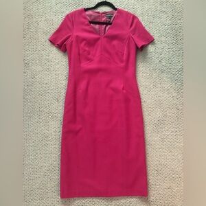 EUC Long Tall Sally fully lined deep fuschia dress